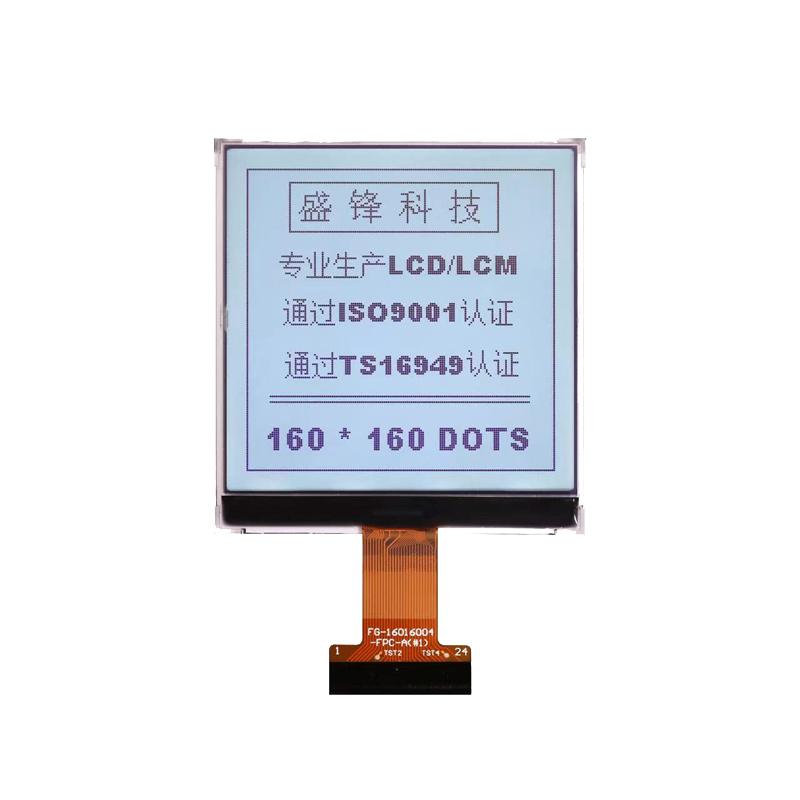 160*160 dot-matrix COG LCD Module FSTN LCD China Supplier