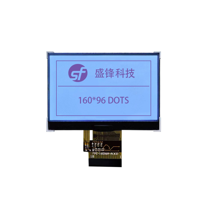 160*96 dot-matrix Graphic LCD Display COG Module FSTN Display