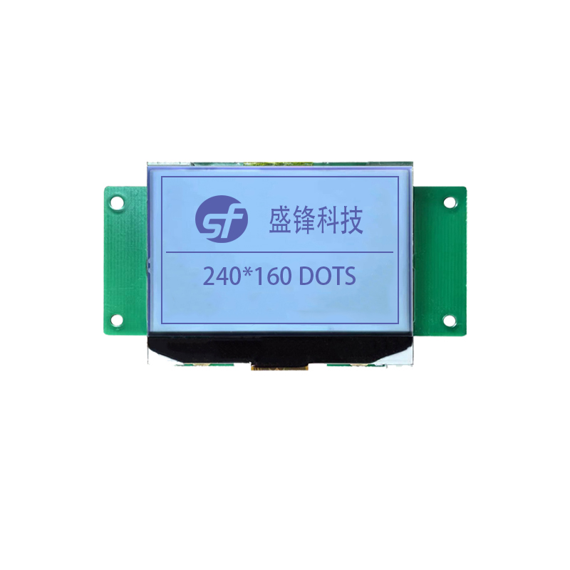 240*160 dot-matrix Graphic COG LCD Module with PCB board, FSTN LCD