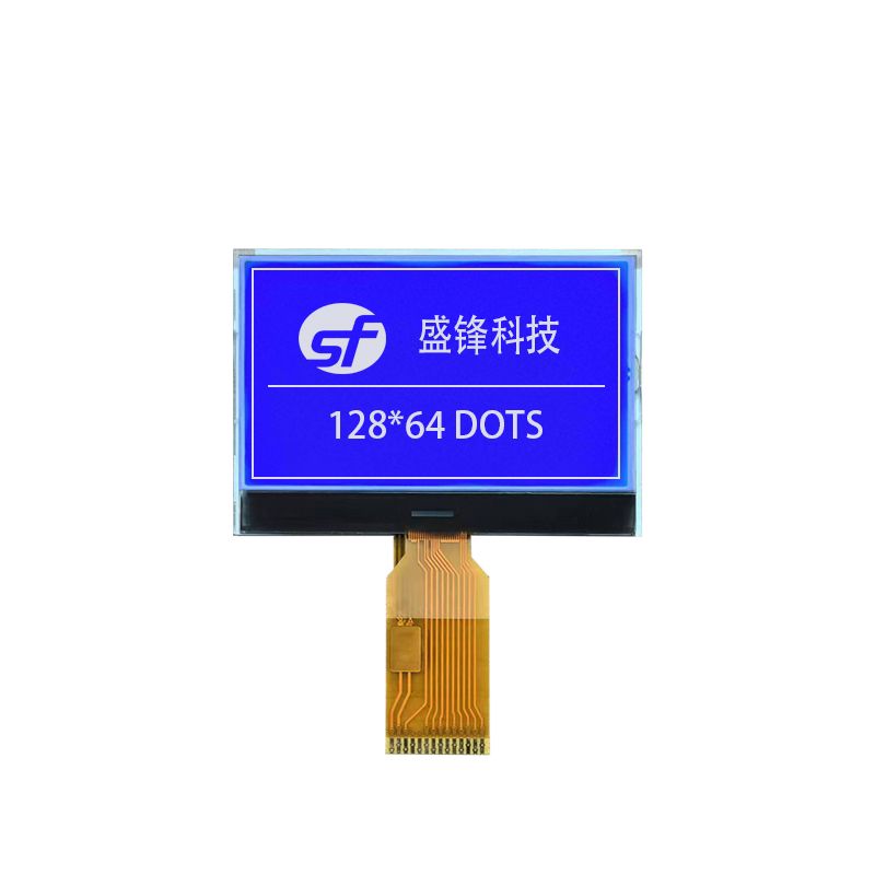 128*64 dot-matrix Graphic COG LCD Module STN BLUE